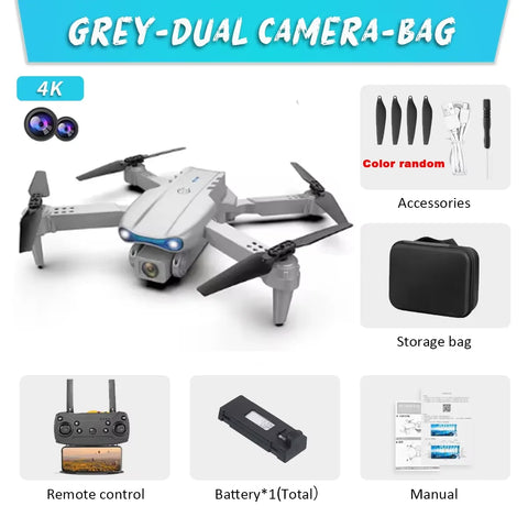 E99 Pro Drone Quadcopter Remote Control Handle Four Axis Aircraft HD 6K Photography UAV Altitude Fixation Helicopter Toys
