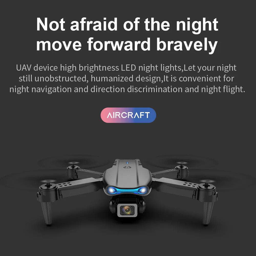 E99 Pro Drone Quadcopter Remote Control Handle Four Axis Aircraft HD 6K Photography UAV Altitude Fixation Helicopter Toys