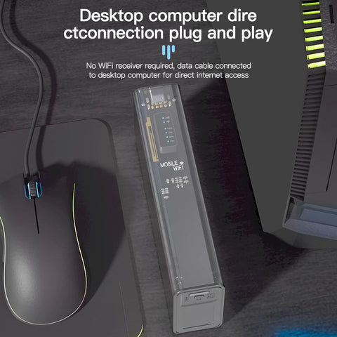4G Lte Router Wireless Wifi Portable Modem Mini Outdoor Hotspot Pocket Mifi 150mbps Sim Card Slot Repeater 3000mah