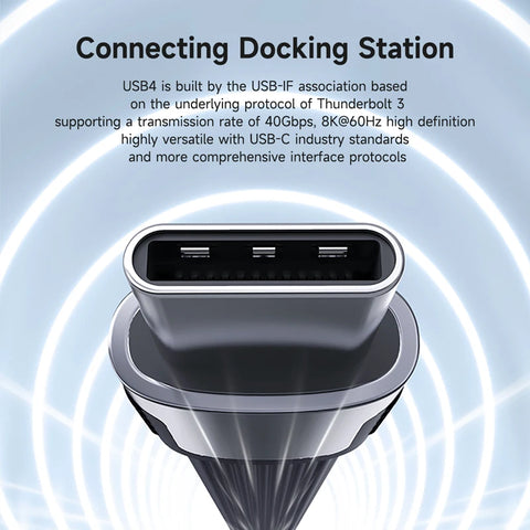 Hagibis USB4 Data Cable 40Gbps USB C to Type C Short Cable PD 240W 8K 60Hz for Thunderbolt 3/4 iPhone 16 Pro Max SSD Power Bank