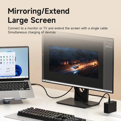 Hagibis Switch Dock for Nintendo Switch/OLED USB C to HDMI-Compatible Cable Adapter 8K60Hz 100W PD for Laptop SteamDeck ROG Ally