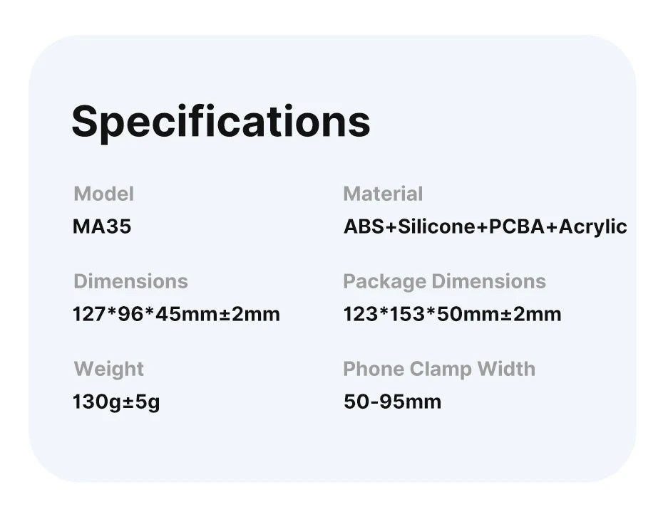 Ulanzi MA35 MagSafe Smartphone Camera Shutter Grip Bluetooth Selfie Handle As Camera Photo Stabilizer Vertical Horizontal Shoot