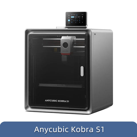 Anycubic Kobra S1 Combo Multi-Color 3D Printer High Precision Core XY Stable Structure Ultra-Quiet Max Speed 600mm/s 3D Printer