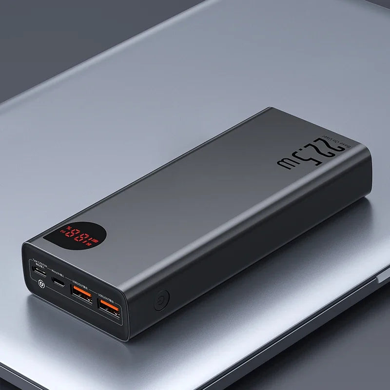Baseus Power Bank 10000mAh 22.5W PD Fast Charging Powerbank Portable External Battery For iPhone 15 14 12 13 Pro Samsung Huawei