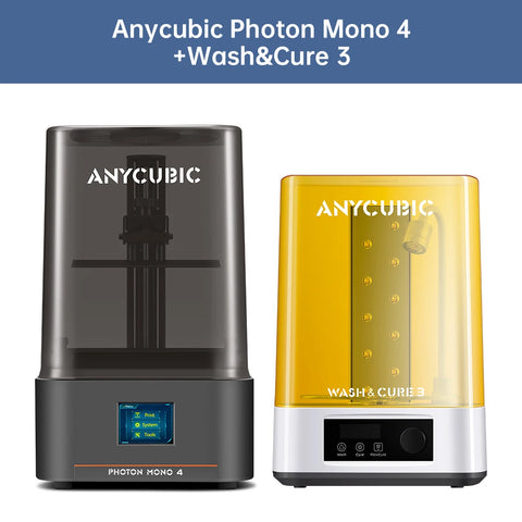 ANYCUBIC Photon Mono 4 LCD UV Resin 3D Printer with 7" 10K high-definition screen High-Speed 3D Printing Size 153×87×165mm