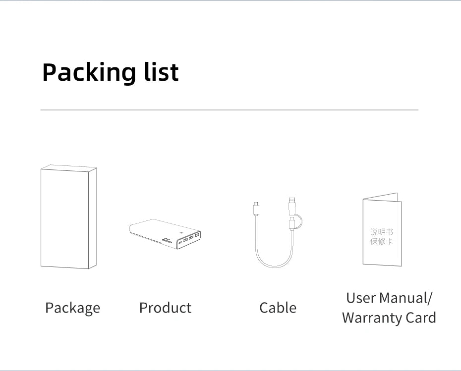Hagibis USB C HUB with Hard Drive Enclosure 2.5 SATA to USB 3.0 Type C AdapterUSB Hub for External SSD Disk HDD Case