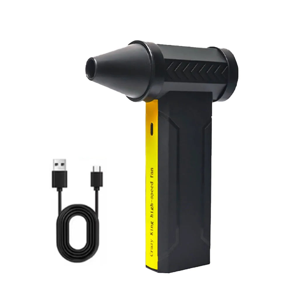 160000 RPM 350g thrust Brushless Motor Electric Turbo Jet Fan High-Speed Turbo Violent Fan USB Rechargeable Powerful Dust Blower