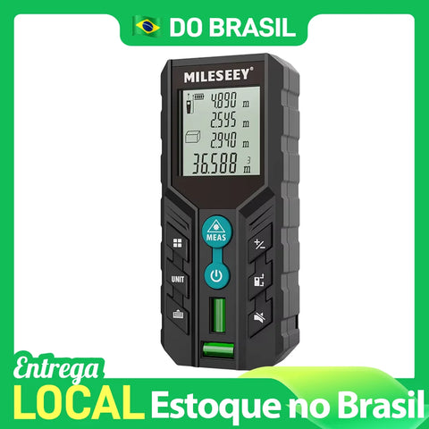 MILESEEY Laser Rangefinder D2 40M 60M 100M 120M Laser Tape Measure Double Horizontal Bubble Digital Roulette