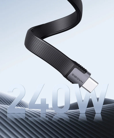 Hagibis USB4 Data Cable 40Gbps USB C to Type C Short Cable PD 240W 8K 60Hz for Thunderbolt 3/4 iPhone 16 Pro Max SSD Power Bank