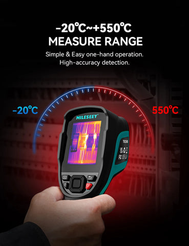 MILESEEY TR256E /B Thermal Imager 256X192 Thermal Imaging Camera Infrared Temperature Meter For Repair, PCB, Pipeline Detection