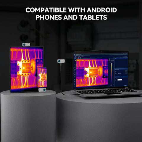 MILESEEY Thermal Camera Android TR160i TR256i 256x192 Infrared Thermal Imager for Phone, Panel PCB Circuit Repair Tool