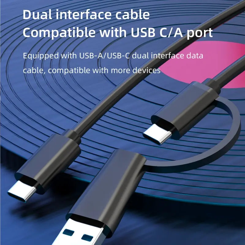 Hagibis USB C HUB with Hard Drive Enclosure 2.5 SATA to USB 3.0 Type C AdapterUSB Hub for External SSD Disk HDD Case