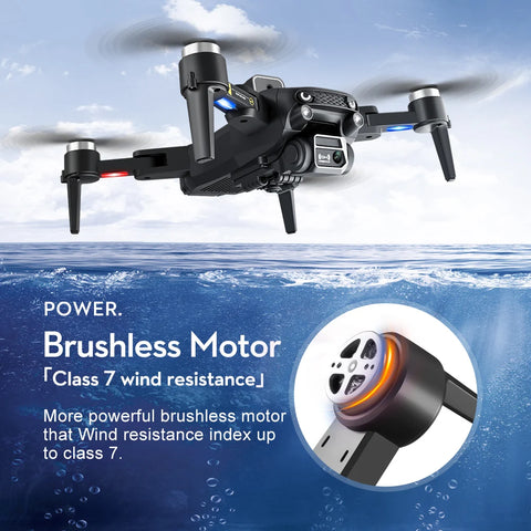 KBDFA S2S Mini Drone 4k 8K HD Camera Obstacle Avoidance Aerial Photography Brushless Motor Foldable Rc Quadcopter Kid Toy