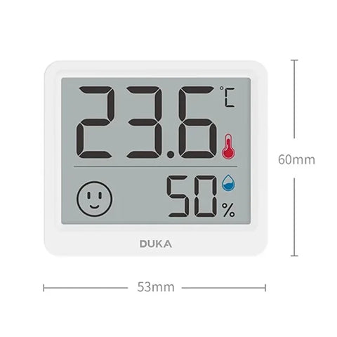 DUKA Atuman 2.5 Inch LCD Electronic Digital Temperature Sensor Humidity Meter Indoor Thermometer Hygrometer Weather Station