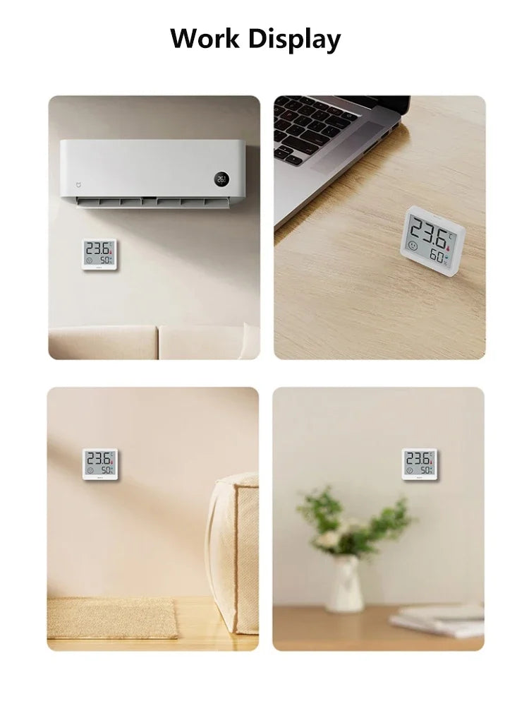 DUKA Atuman 2.5 Inch LCD Electronic Digital Temperature Sensor Humidity Meter Indoor Thermometer Hygrometer Weather Station