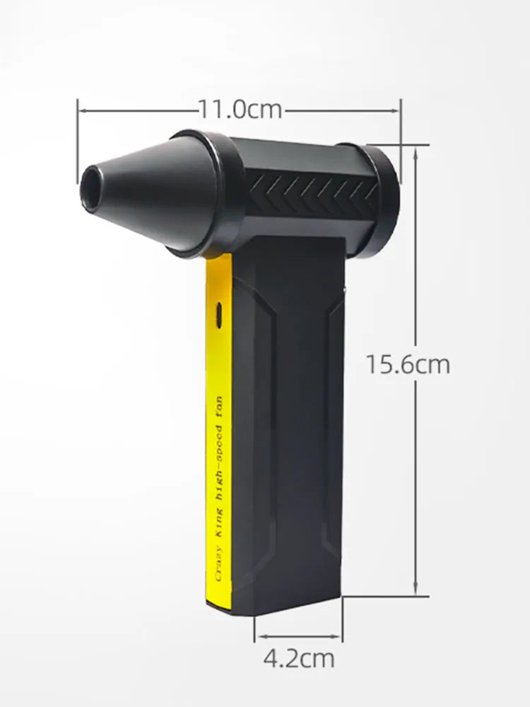 160000 RPM 350g thrust Brushless Motor Electric Turbo Jet Fan High-Speed Turbo Violent Fan USB Rechargeable Powerful Dust Blower