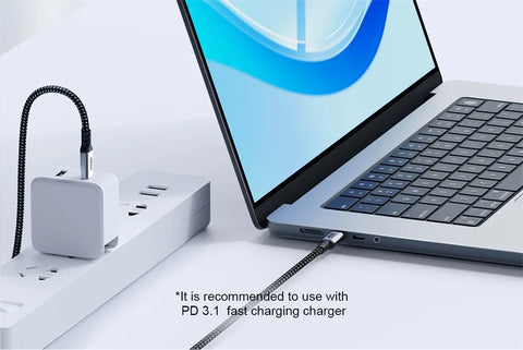 Hagibis 240W USB Type C Cable PD 3.1 Fast Charging Type C to Type C line for MacBook Pro Air PS4/5 iPhone 16 Switch iPad Samsung