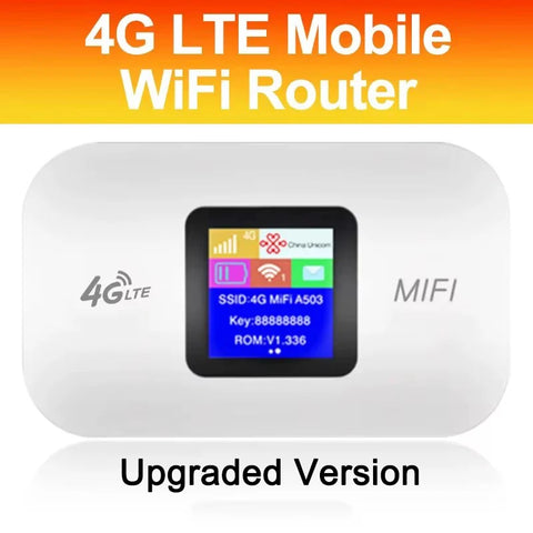 4G Lte Router Wireless Wifi Portable Modem Mini Outdoor Hotspot Pocket Mifi 150mbps Sim Card Slot Repeater 3000mah