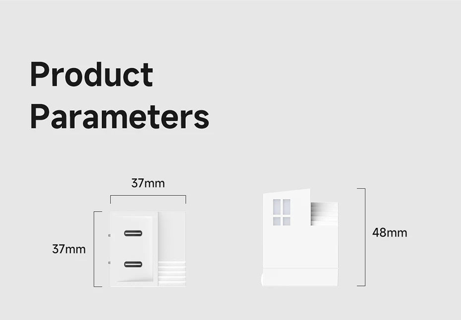 Hagibis 45W GaN USB C Charger PD PPS Fast Charger Mini House Travel Dual Ports Charger for iPhone 16 Pro Max/15/14 iPad MacBook