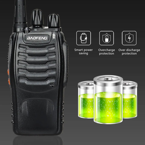2/4PCS Baofeng BF-888S V2 Walkie Talkie Dual Band Portable Long Range UHF 400-470MHz USB/EU/US Ham Two Way Radio for Hunting