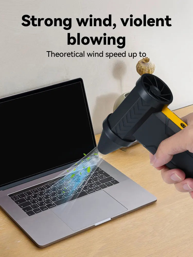 160000 RPM 350g thrust Brushless Motor Electric Turbo Jet Fan High-Speed Turbo Violent Fan USB Rechargeable Powerful Dust Blower
