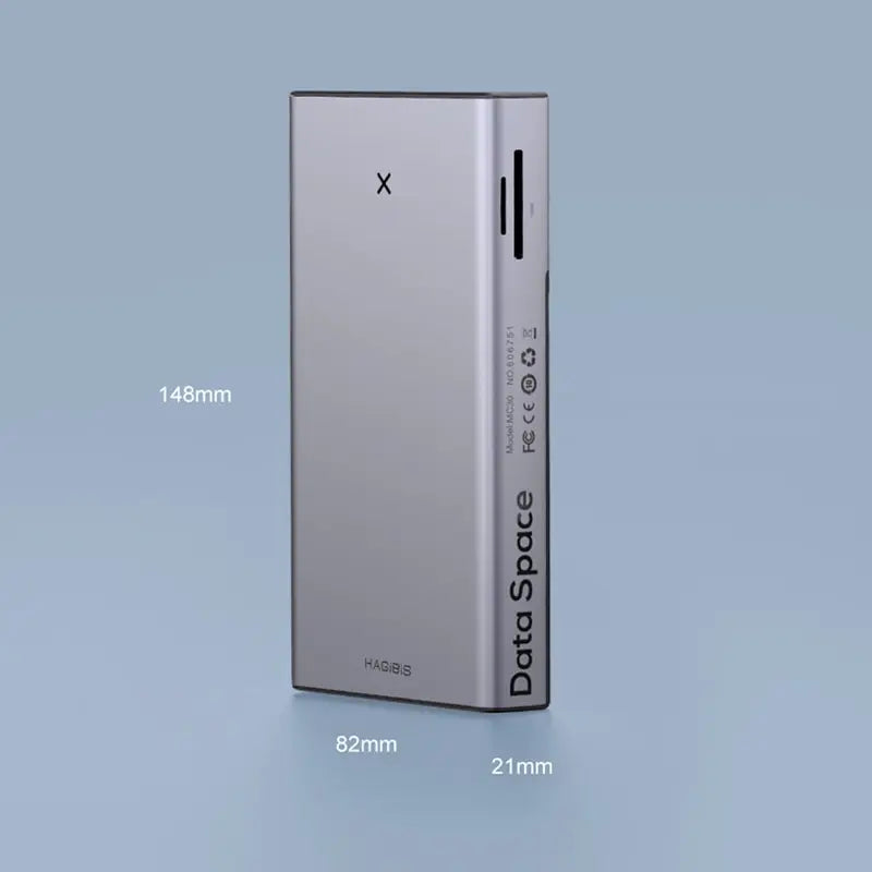 Hagibis USB C HUB with Hard Drive Enclosure 2.5 SATA to USB 3.0 Type C AdapterUSB Hub for External SSD Disk HDD Case