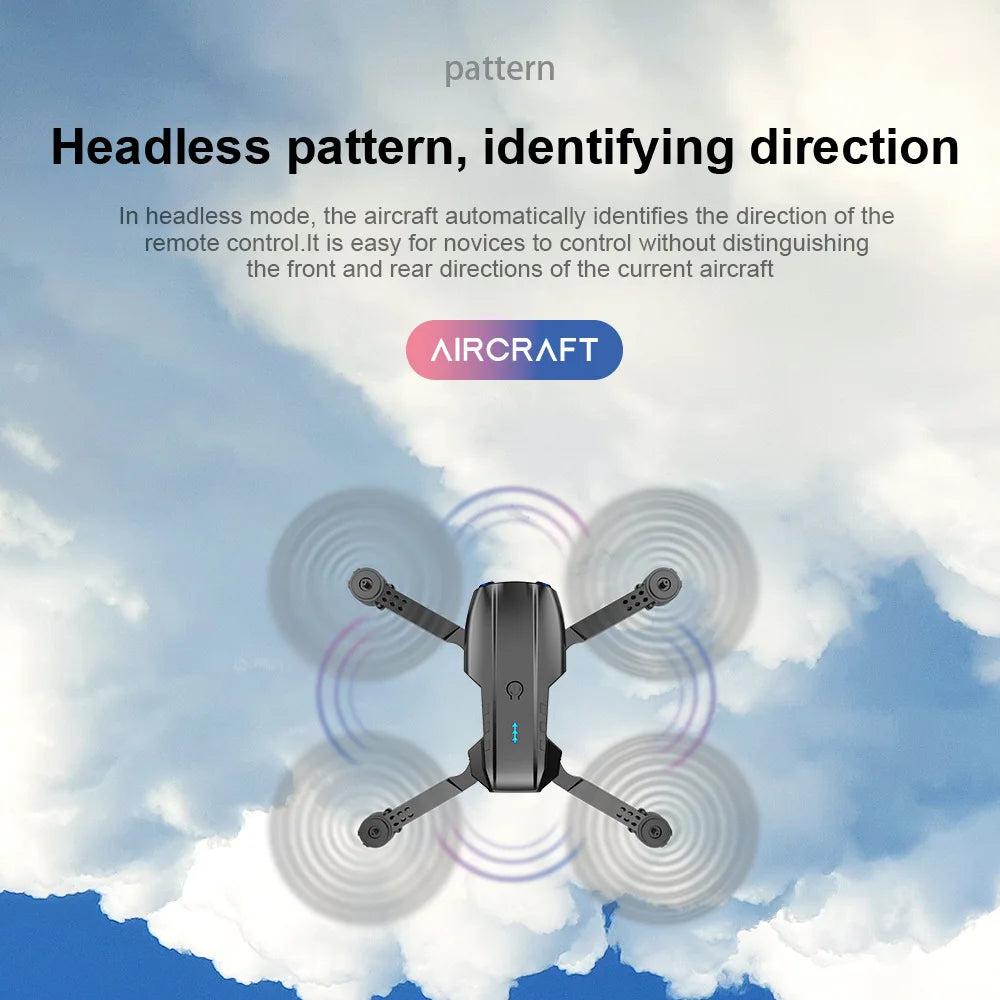 E99 Pro Drone Quadcopter Remote Control Handle Four Axis Aircraft HD 6K Photography UAV Altitude Fixation Helicopter Toys