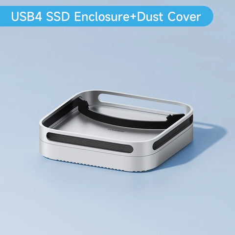 Hagibis USB4 Hard Drive Enclosure 40Gbps M.2 NVMe SSD Case for Mac mini M4/M4 Pro Compatible with Thunderbolt 5/4 External SSD