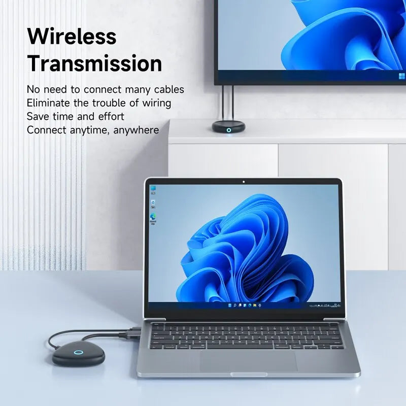 Hagibis 4K HDMI Wireless Transmitter and Receiver Kit HDMI Extender to Monitor Projector HDTV for PC Camera Xbox Live