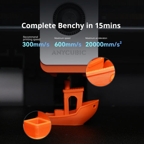 Anycubic Kobra S1 Combo Multi-Color 3D Printer High Precision Core XY Stable Structure Ultra-Quiet Max Speed 600mm/s 3D Printer