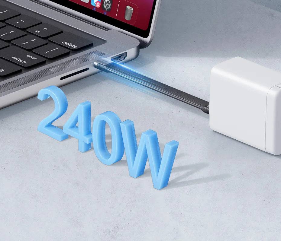 Hagibis USB4 Data Cable 40Gbps USB C to Type C Short Cable PD 240W 8K 60Hz for Thunderbolt 3/4 iPhone 16 Pro Max SSD Power Bank