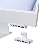 Hagibis iMac Hub with 4K@60Hz HDMI, USB C 3.1, USB 3.0 Ports and SD/Micro SD Card Reader, USB-C Clamp Hub USB C Docking Station for 2021 iMac 24 inch (without HDMI)