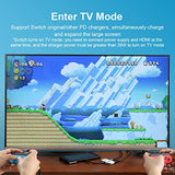Switch Dock for Nintendo Switch OLED, Hagibis Portable TV Dock Charging Docking Station with HDMI and USB 3.0 Port Replacement Base Dock Set Type C to HDMI TV Adapter for MacBook Pro Air Blue