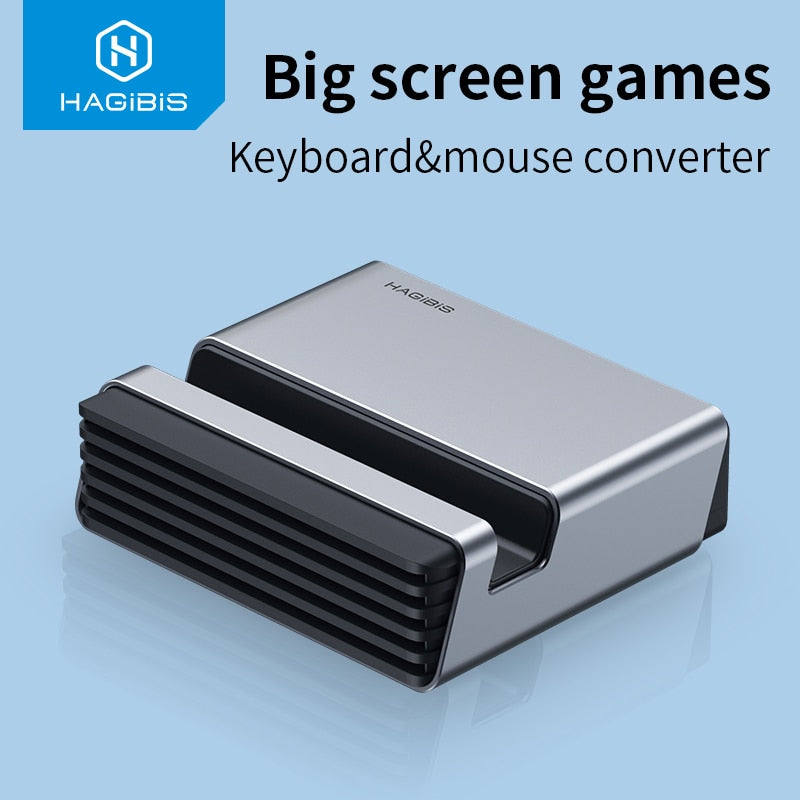 Hagibis Gaming Converterモバイルゲームパッドコントローラーキーボードマウスコンバーター