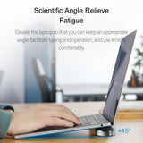 Hagibis Laptop Stand磁気ポータブル人間工学に基づいたラップトップスタンドは、MacBook Proコンピューター用の小さな目に見えないクーラーボールポータブル磁気足の熱