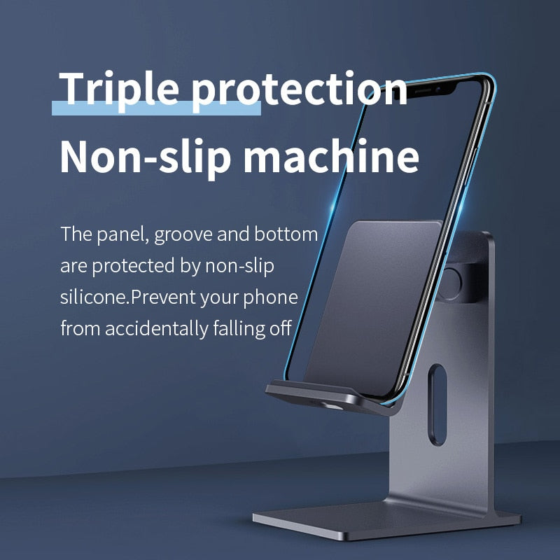 Hagibis Mobile Phone Holder Stand Tablet stand Foldable Cell Phone Portable Desk Aluminum Adjustable Holder for iPhone iPad Pro