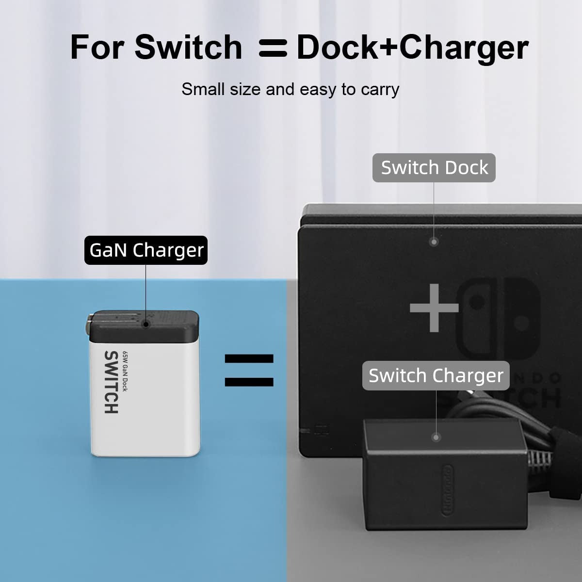 Switch Dock For Nintendo Switch And Switch Lite Switch Oled , Type-c Port  Charge Dock No Projection Nintendo Switch Accessories